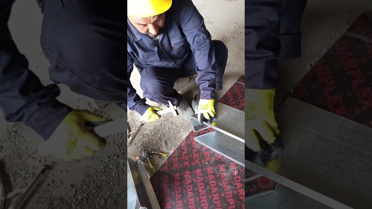 تجميع Tack off فى أعمال الصاج فى الموقع