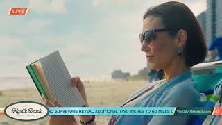 Avid Beach Reader Just Won't Stop Reading at Myrtle Beach, SC