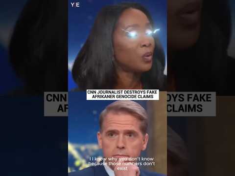 CNN Debate Takes SHARP Turn Over South Africa Claims 👀 #Politics #CNN #Shorts