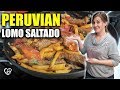 EASY PERUVIAN LOMO SALTADO RECIPE | Cooking Beef Stir fry and talking about Childhood music bands