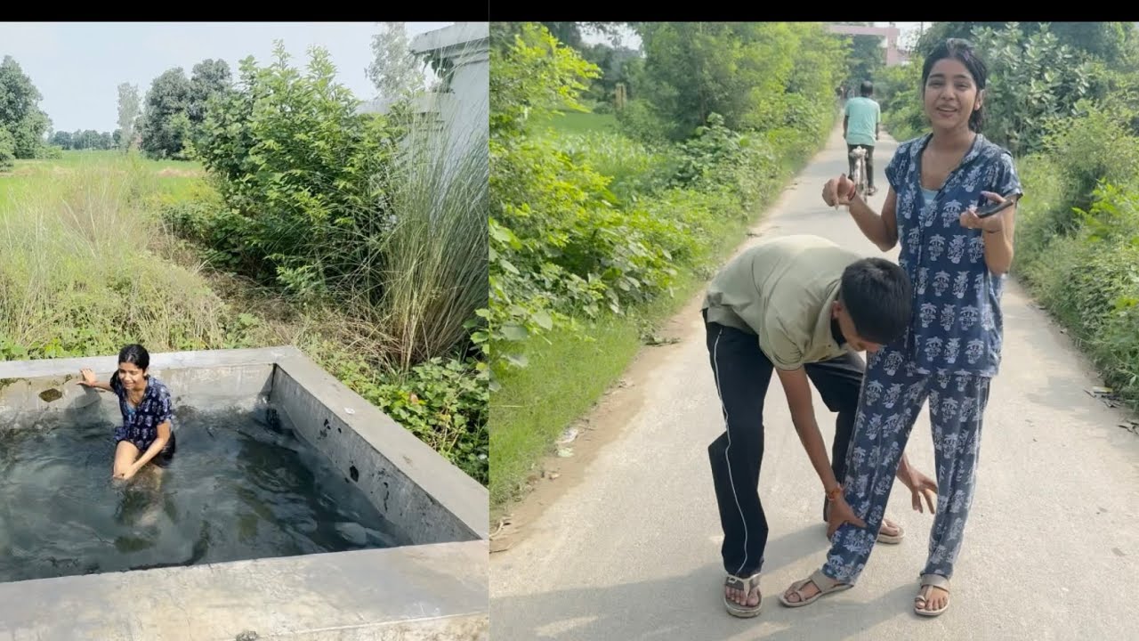 Desi swimming pool😂 hum sbne kiye bohot maze 🙈#vairalvideo #vlog #msti #trending #family 