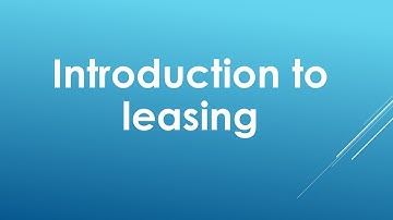 Introduction to leasing. Urdu | Hindi