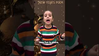 New Year Poem for kids | Poems for kids in English | English poem for kids | #newyear #shorts