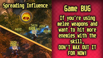Titan Quest _ Game BUG _ Spreading Influence on melee weapons!