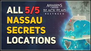 All Nassau Secrets Locations Assassins Creed Black Flag Resynced