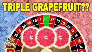 DOUBLE GRAPEFRUIT! TRIPLE GRAPEFRUIT! Triple Entry Max Climax! #roulette #roulettesystems screenshot 3