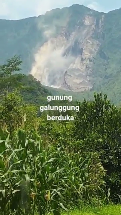 Longsor Gunung Galunggung #galunggung #shorts