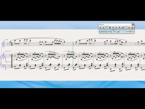 Franz Schubert: The Trout (Die Forelle) accompaniment in C Major for voice or flute.
