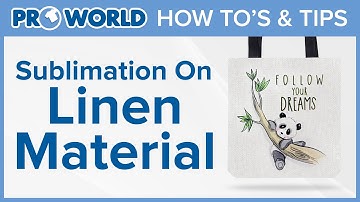 Sublimation On Linen Material