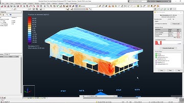 Wind simulated By Autodesk robot structural analysis professional 2018
