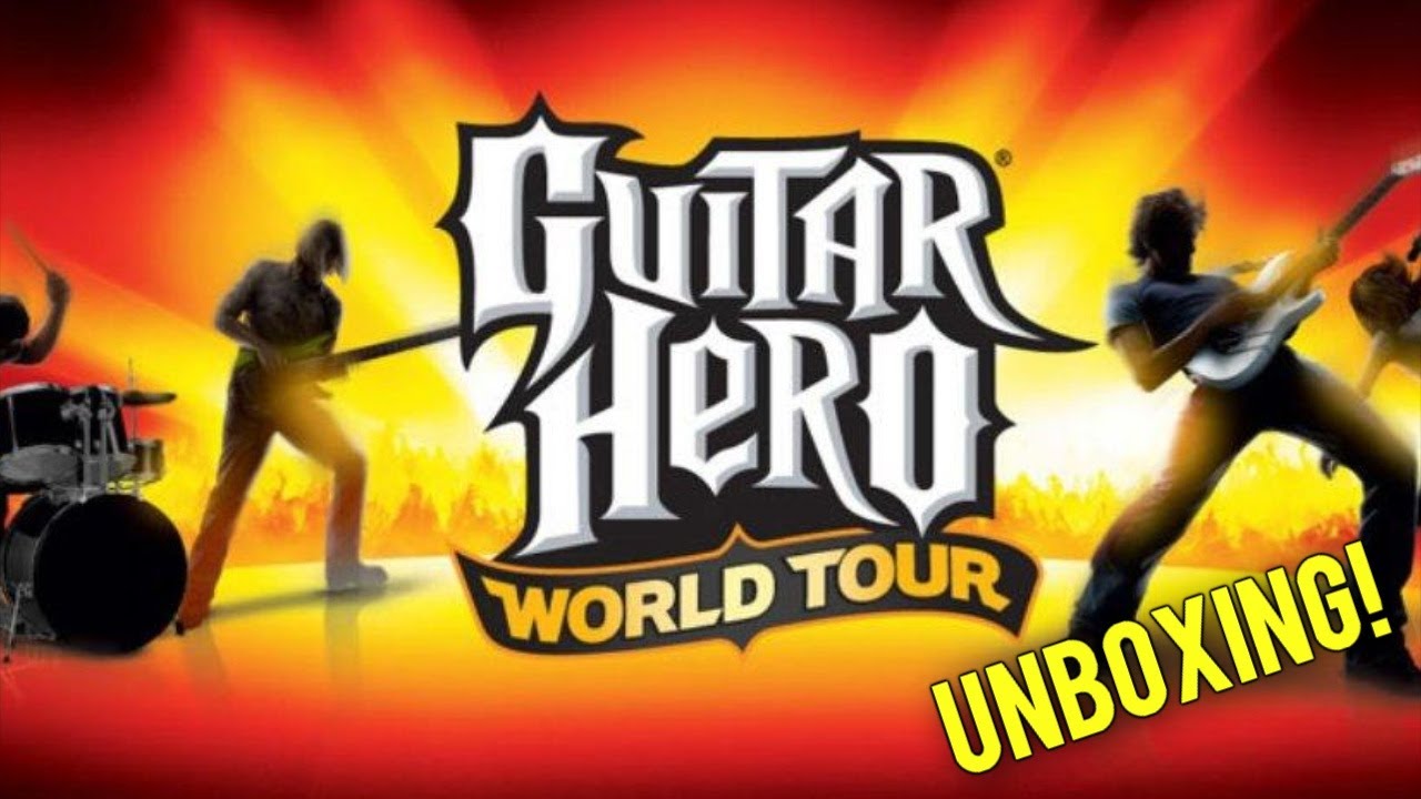 Wii Guitar Hero World Tour Guitar Kit