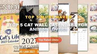 Full Ultimate Guide to the Best Top 5 Cat Wall Calendars For Animal Lovers - 1pc 2027 Watercolor Cute Cat News