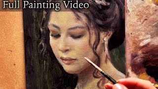 LIVE Oil Painting Session | A Portrait Sketch