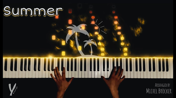 Summer Piano version - Piano performance video thumbnail