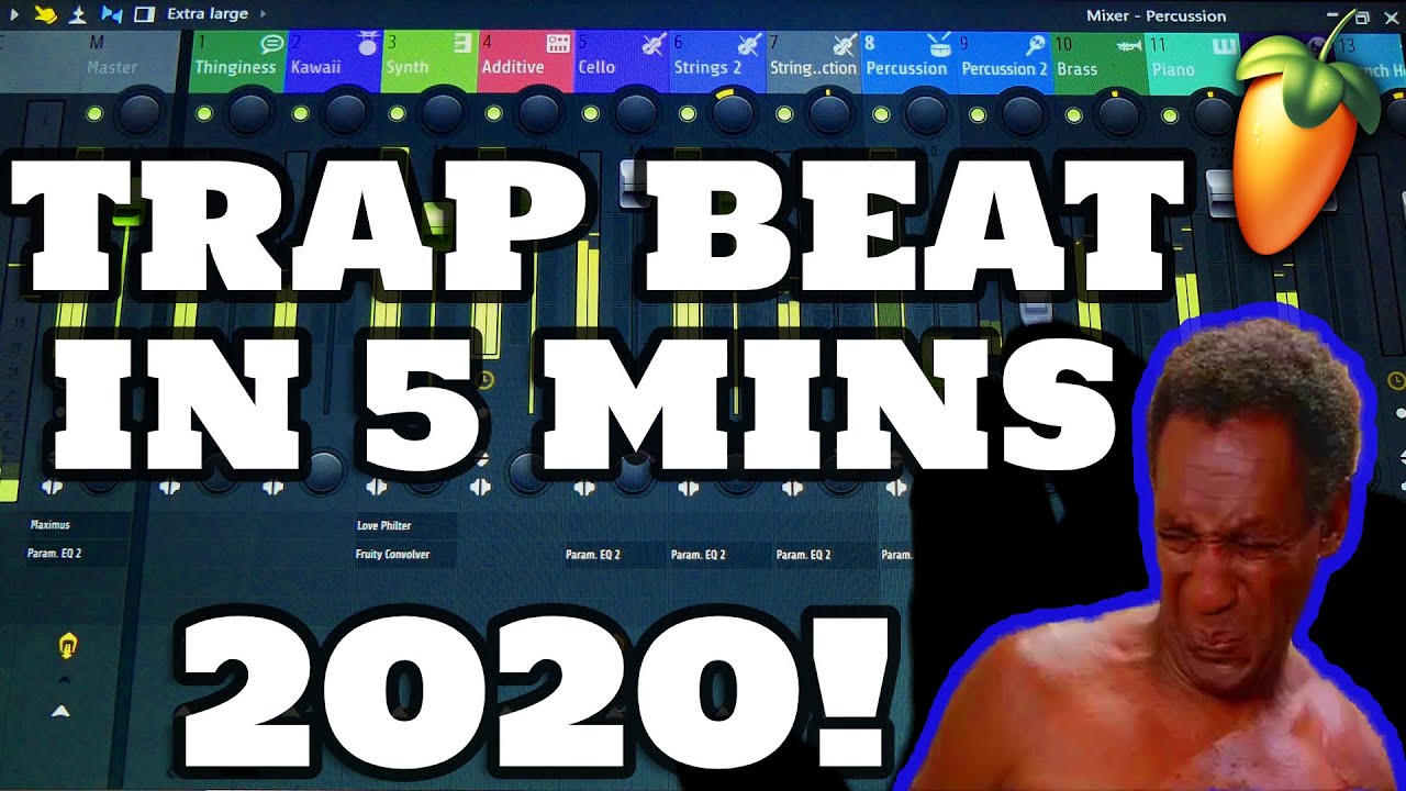HOW TO MAKE A SIMPLE TRAP BEAT IN 5 MINUTES 2020 FL STUDIO - YouTube