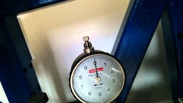 CNC guide rail leveling test