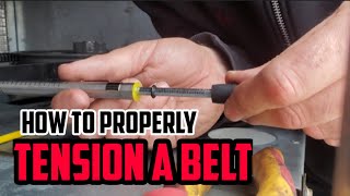 How To Properly Tension A Fan Belt For HVAC