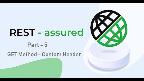 5. RestAssured || Part 5 || Creating the GET request with custom headers.