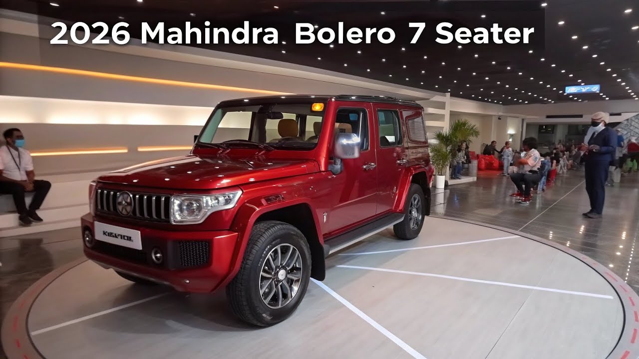 New 2026 Mahindra Bolero 7 Seater | Full Design, Features, Mileage ...