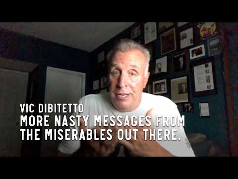 More nasty messages from the miserables out there.