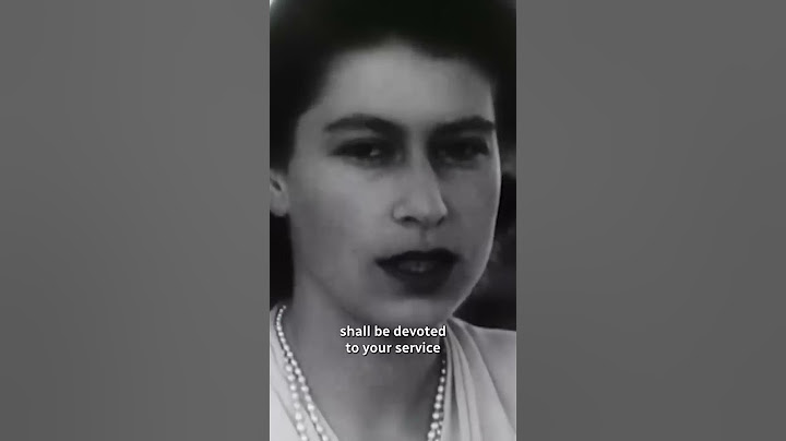 Queen Elizabeth II in her own words | 1947