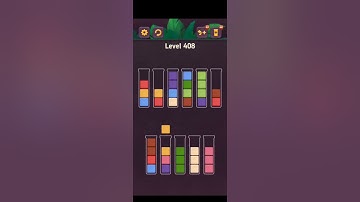 Complete Block King Sort Puzzle Level 407 to Level 410