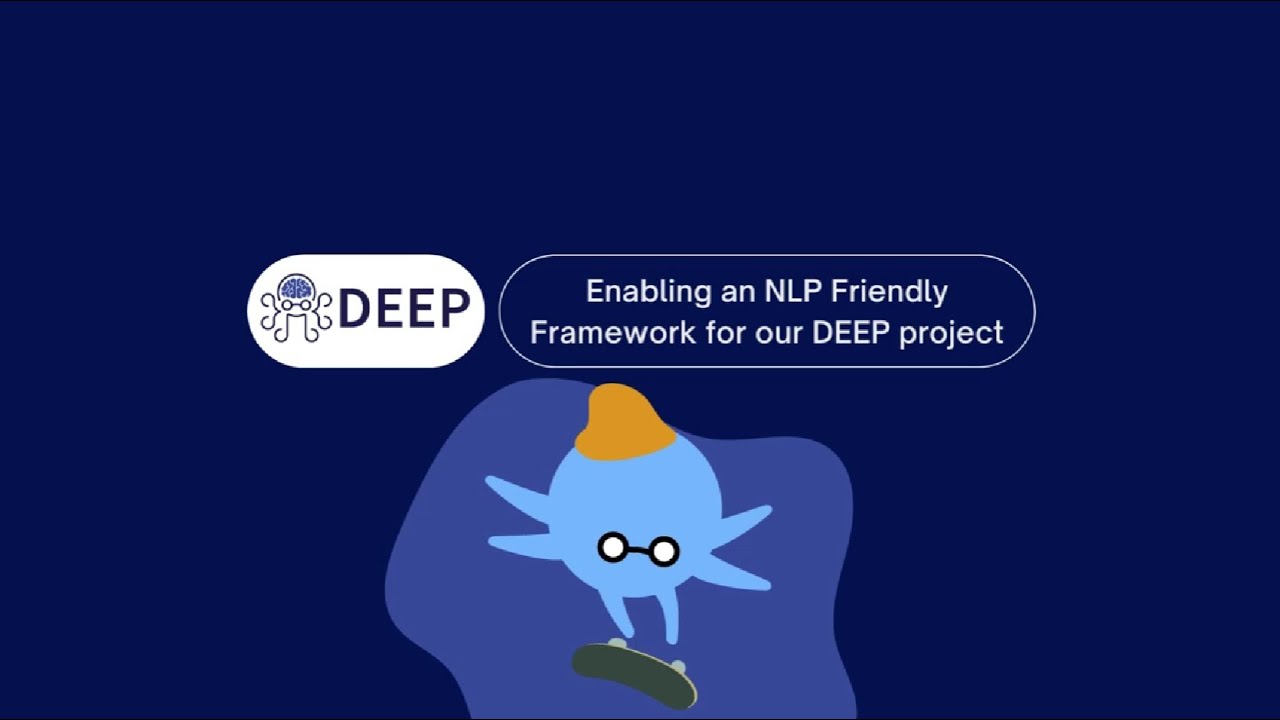 DEEP Tip: Selecting an NLP Friendly framework in DEEP - YouTube