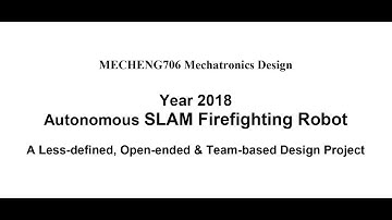Autonomous SLAM Firefighting robots