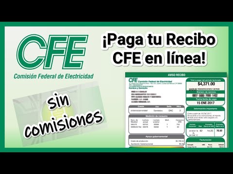 ¿Cómo registrarte en el portal CFE y pagar tu RECIBO por internet? SIN COMISIONES || CFE ?