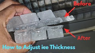 How to Adjust ice Thickness in Manitowoc Maker|Manitowoc ice maker thickness kaise kam Jada kare