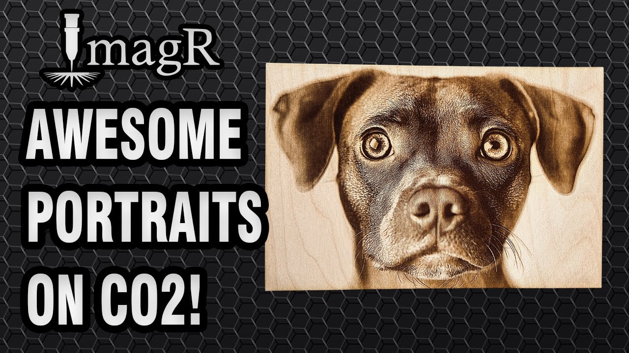 Идеальная гравировка портрета на дереве с помощью CO2 — гравировка изображений