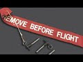 Remove before flight tags  what are they