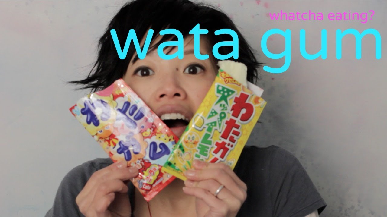 Cotton Candy Gum Wata Gum わたガムWhatcha Eating?#91 | emmymade