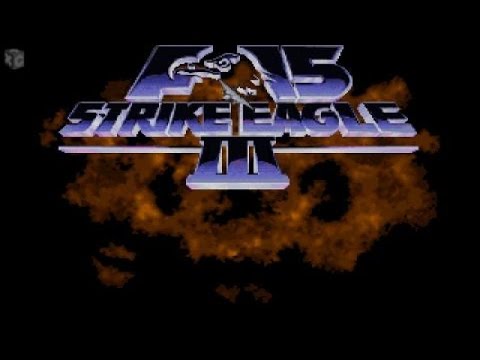 F-15 Strike Eagle III gameplay (PC Game, 1992)