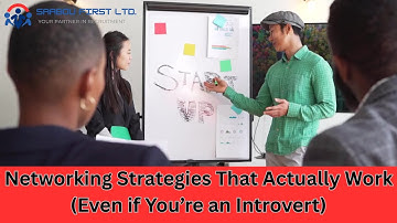 Networking Strategies That Actually Work – Even for Introverts! 🌟 #NetworkingTips#Saaboufirst TV