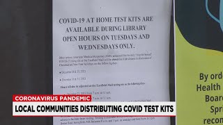 Communities see high demand for at-home COVID tests at distribution sites