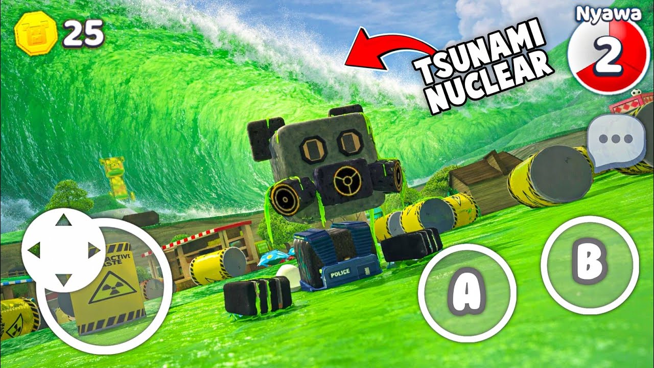 Super Bear Tsunami Cairan Nuklir 😭