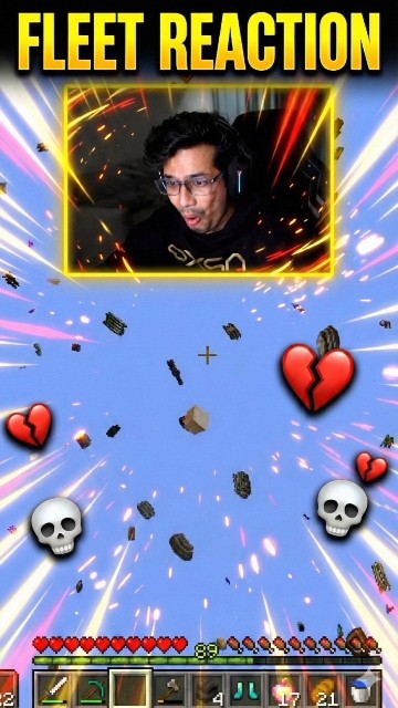 Gamer Fleet insane reaction 😲 | @GamerFleet #minecraft - YouTube