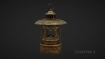 Making of the Antique Lantern, Episode 4, (Detailing) | Art with KRGraphics #3dart #indiedev