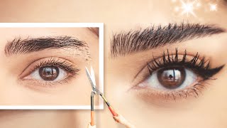 EYEBROW LAMINATION AT HOME | طريقة رسم الحواجب شعره شعره