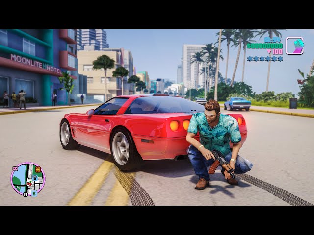 GTA Vice City: Remastered 2023 Gameplay Next-Gen Ray Tracing