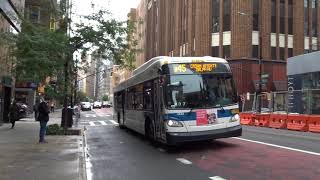 NYC Bus: Crown Heights bound XD40 4842 B45 at Livingston St/Hoyt St