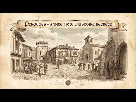 Ref:b092S1txnlg Pérouges en l'An 1400 : L'Histoire Secrète du Village Médiéval le Mieux Conservé de France