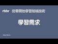 Rbbr 從零開始 - 前端技術框架 - 學習需求分享