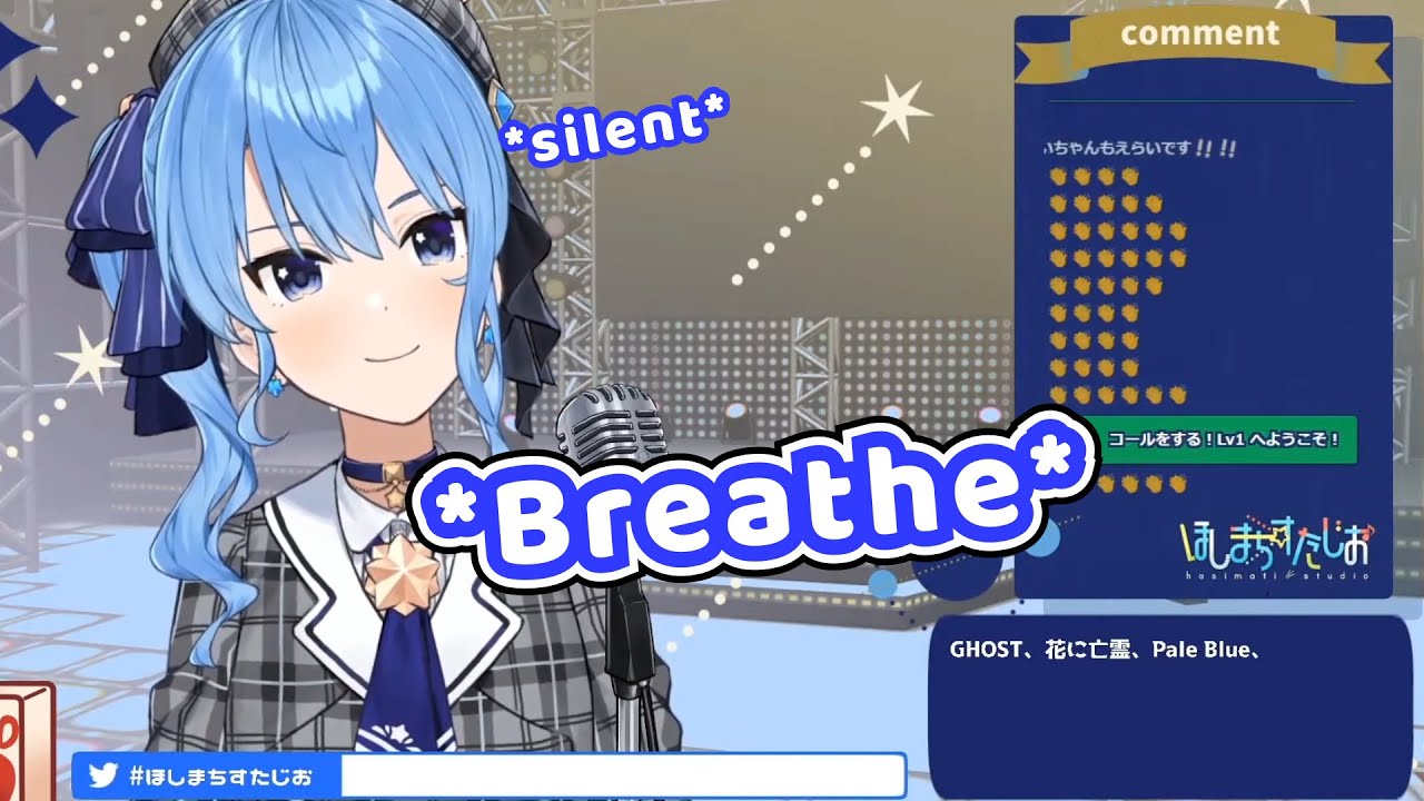 Suisei tried really hard not to cry for the whole song【Hololive | Hoshimachi Suisei】