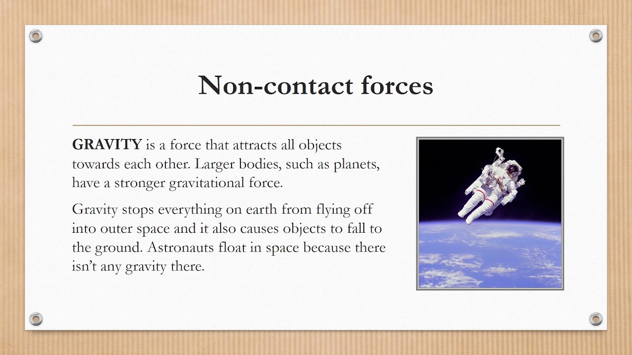 Forces and their effects - YouTube