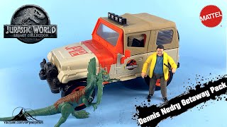 Jurassic World Legacy Collection DENNIS NEDRY GETAWAY PACK Video Review