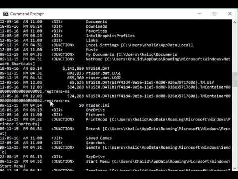 Windows Command Prompt Tutorial - 2: Selecting Directory and Paths