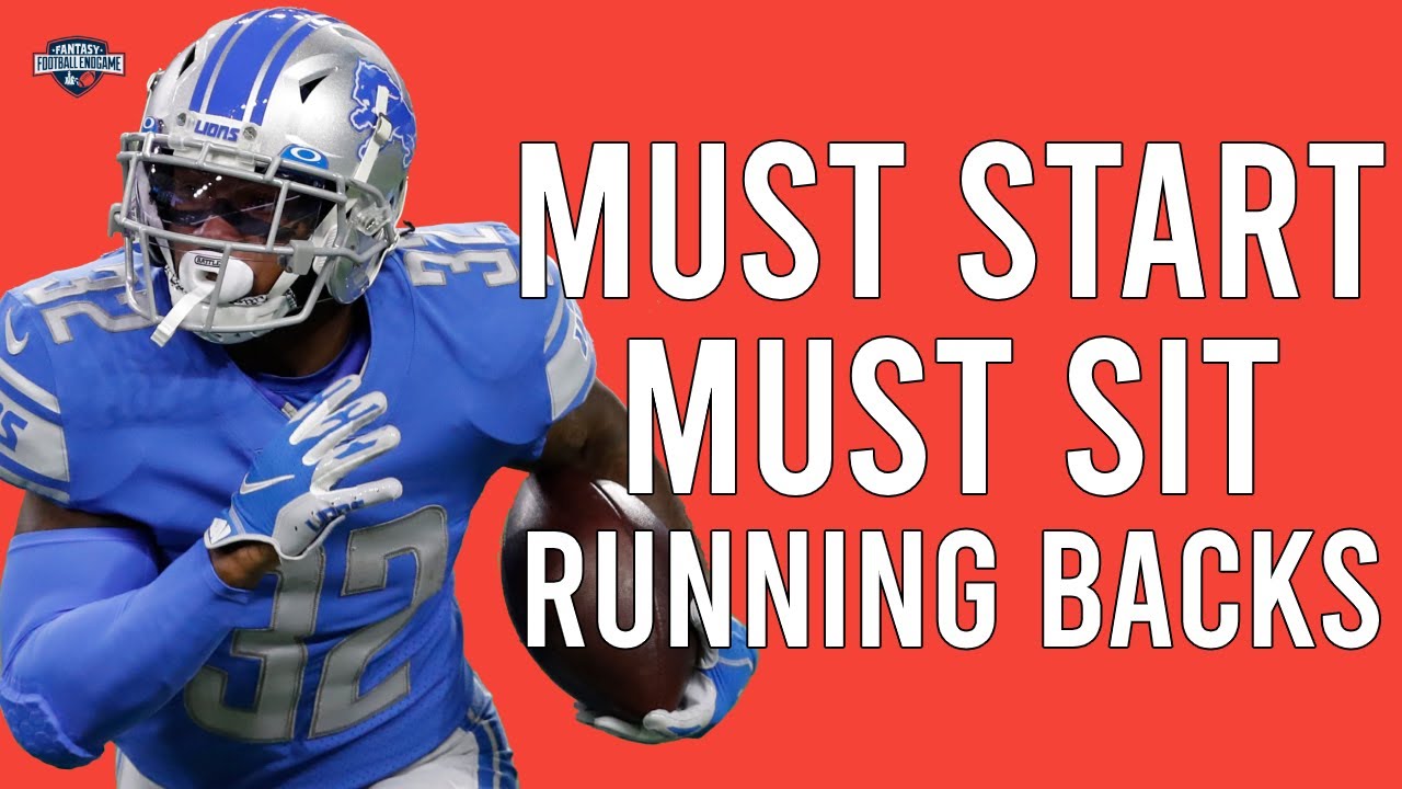 Fantasy Football Start Em Sit Em Running Backs Week 11