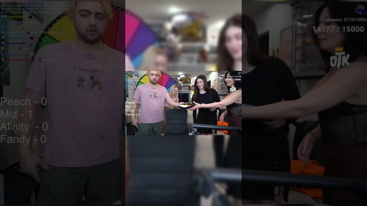 Video - Mizkif treats STPeach and Alinity to a homecooked meal